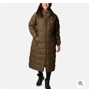 Columbia Pike Lake™ II Long Shell Jacket olive green size M puffer